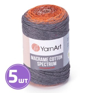 Пряжа YarnArt Macrame cotton spectrum (1320), мультиколор, 5 шт. по 50 г Пряжа YarnArt Macrame cotton spectrum (1320), мультиколор, 5 шт. по 50 г
