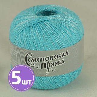 Пряжа Семеновская Test 86 (36246), аква, 5 шт. по 100 г Пряжа Семеновская Test 86 (36246), аква, 5 шт. по 100 г