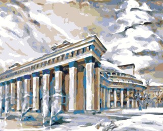 Картина по номерам «Классическая архитектура» Картина по номерам «Классическая архитектура»
