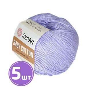 Пряжа YarnArt Baby cotton (417), светло-сиреневый, 5 шт. по 50 г Пряжа YarnArt Baby cotton (417), светло-сиреневый, 5 шт. по 50 г