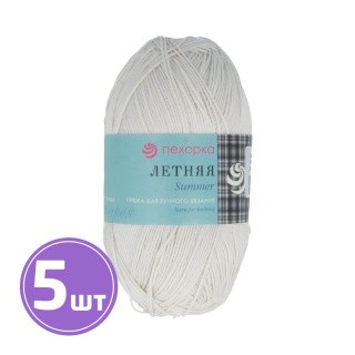 Пряжа Пехорка Летняя (166), суровый, 5 шт. по 100 г Пряжа Пехорка Летняя (166), суровый, 5 шт. по 100 г