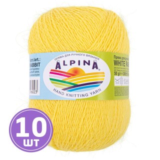 Пряжа Alpina WHITE RABBIT (204), желтый, 10 шт. по 50 г Пряжа Alpina WHITE RABBIT (204), желтый, 10 шт. по 50 г
