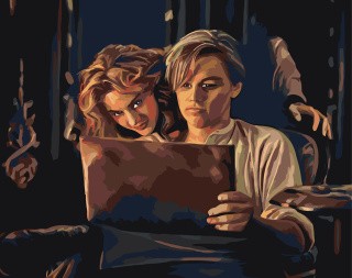 Картина по номерам «Титаник: Джек и Роза 3»