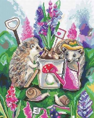 Алмазная вышивка «Дачники» Алмазная вышивка «Дачники»