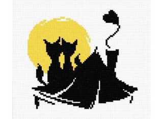 Набор для вышивания «Влюбленные коты №4» Набор для вышивания «Влюбленные коты №4»