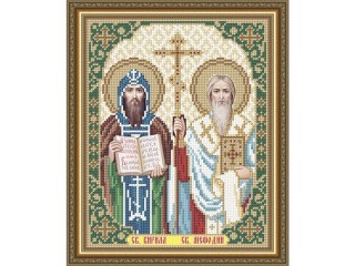 Рисунок на ткани «Святые Кирилл и Мефодий»