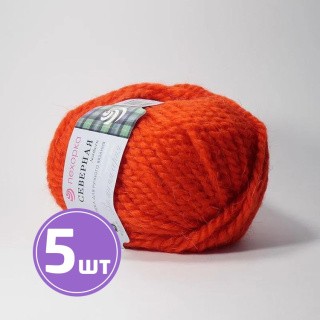Пряжа Пехорка Северная (88), красный мак, 5 шт. по 50 г Пряжа Пехорка Северная (88), красный мак, 5 шт. по 50 г