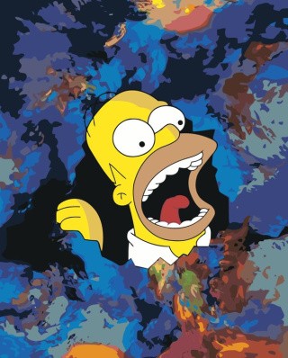 Картина по номерам «Simpsons Симпсоны: Гомер»