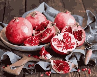 Картина по номерам «Спелые гранаты» Картина по номерам «Спелые гранаты»