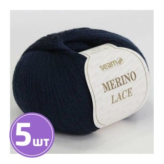 Пряжа SEAM MERINO LACE (13), матр.синий, 5 шт. по 50 г