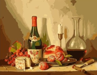 Картина по номерам «Ужин» Картина по номерам «Ужин»