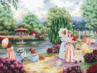 Набор для вышивания «В летнем парке»