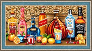 Алмазная вышивка «Барная стойка» Алмазная вышивка «Барная стойка»