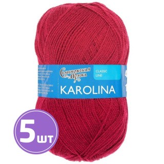 Пряжа Семеновская Karolina (215), георгин, 5 шт. по 100 г Пряжа Семеновская Karolina (215), георгин, 5 шт. по 100 г
