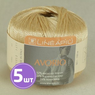 Пряжа LineaPIU AVORIO (31053), соломон, 5 шт. по 50 г Пряжа LineaPIU AVORIO (31053), соломон, 5 шт. по 50 г