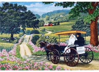 Набор вышивки бисером «Молодожены» Набор вышивки бисером «Молодожены»