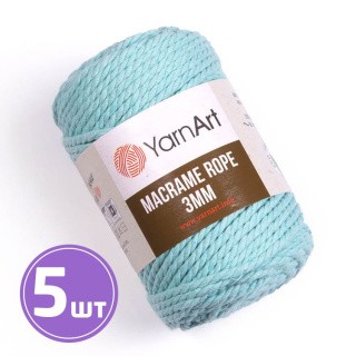 Пряжа YarnArt Macrame rope 3 мм (775), водолей, 5 шт. по 250 г Пряжа YarnArt Macrame rope 3 мм (775), водолей, 5 шт. по 250 г