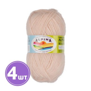 Пряжа Alpina ALPACA POLLO (02), светло-персиковый, 4 шт. по 50 г Пряжа Alpina ALPACA POLLO (02), светло-персиковый, 4 шт. по 50 г
