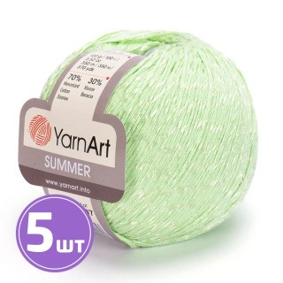 Пряжа YarnArt Summer (20), салат, 5 шт. по 100 г