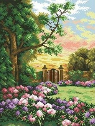 Алмазная вышивка «Сад» Алмазная вышивка «Сад»