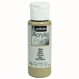 Краска акриловая Pebeo Acrylic Paint декоративная матовая (Серо-коричневый), 59 мл