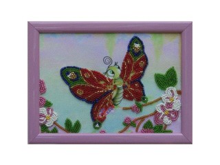 Рисунок на ткани «Бабочка»