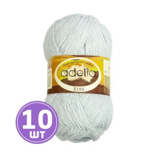 Пряжа Adelia KISS (29), голубой, 10 шт. по 50 г Пряжа Adelia KISS (29), голубой, 10 шт. по 50 г