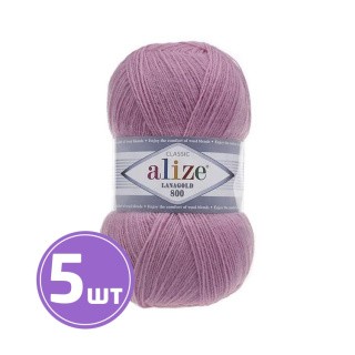 Пряжа ALIZE LanaGold 800 (98), астра, 5 шт. по 100 г Пряжа ALIZE LanaGold 800 (98), астра, 5 шт. по 100 г