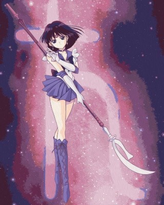 Картина по номерам «Сейлор Сатурн»