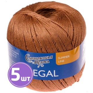 Пряжа Семеновская Regal (1077), красная глина 5 шт. по 100 г Пряжа Семеновская Regal (1077), красная глина 5 шт. по 100 г