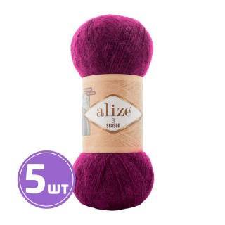 Пряжа ALIZE 3 Season (3 Сезона) (209), фуксия, 5 шт. по 100 г Пряжа ALIZE 3 Season (3 Сезона) (209), фуксия, 5 шт. по 100 г