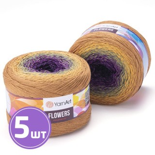 Пряжа YarnArt Flowers (315), мультиколор, 5 шт. по 200 г Пряжа YarnArt Flowers (315), мультиколор, 5 шт. по 200 г