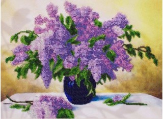 Набор вышивки бисером «Сирень» Набор вышивки бисером «Сирень»