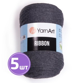 Пряжа YarnArt Ribbon (Риббон) (758), меланж графит, 5 шт. по 250 г Пряжа YarnArt Ribbon (Риббон) (758), меланж графит, 5 шт. по 250 г