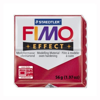 Полимерная глина FIMO Effect, цвет: рубиновый металлик, 57 г
