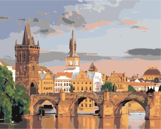 Картина по номерам «Городской мост»