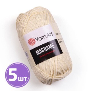 Пряжа YarnArt Macrame (137), суровый, 5 шт. по 90 г Пряжа YarnArt Macrame (137), суровый, 5 шт. по 90 г