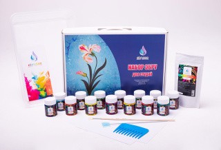 Набор для студии эбру 14 цветов, Ebrusso  Набор для студии эбру 14 цветов, Ebrusso