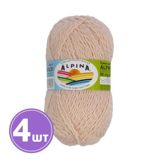 Пряжа Alpina ALPACA ACRO (09), розово-бежевый, 4 шт. по 50 г Пряжа Alpina ALPACA ACRO (09), розово-бежевый, 4 шт. по 50 г