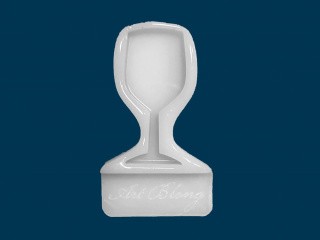 Молд №430 брошь Бокал (4,6 см), 1 шт., Art Blong Молд №430 брошь Бокал (4,6 см), 1 шт., Art Blong