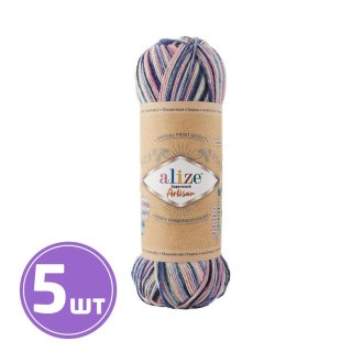 Пряжа ALIZE Superwash Artisan (9004), мультиколор, 5 шт. по 100 г Пряжа ALIZE Superwash Artisan (9004), мультиколор, 5 шт. по 100 г
