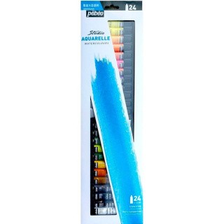 Набор Pebeo Studio Aquarelle 24 цвета, 12 мл Набор Pebeo Studio Aquarelle 24 цвета, 12 мл