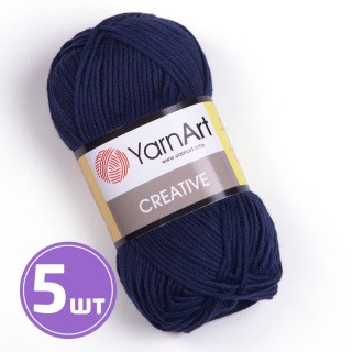 Пряжа YarnArt Creative (241), темно-синий, 5 шт. по 50 г Пряжа YarnArt Creative (241), темно-синий, 5 шт. по 50 г