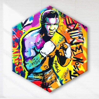 Картина по номерам Гексагон «Майк Тайсон. Граффити» Картина по номерам Гексагон «Майк Тайсон. Граффити»