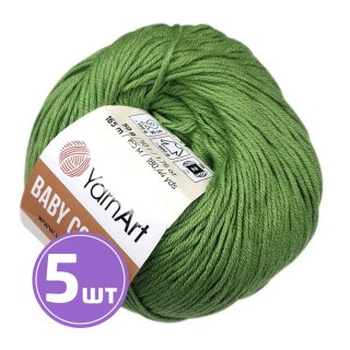 Пряжа YarnArt Baby cotton (440), зеленое яблоко, 5 шт. по 50 г Пряжа YarnArt Baby cotton (440), зеленое яблоко, 5 шт. по 50 г