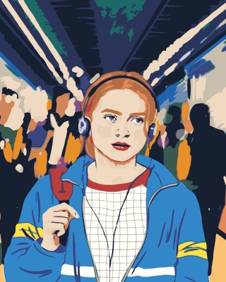 Картина по номерам ОСД Очень странные дела Картина по номерам ОСД Очень странные дела