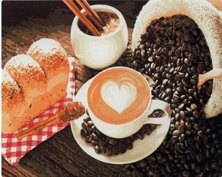 Алмазная вышивка «Завтрак» Алмазная вышивка «Завтрак»