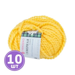 Пряжа Пехорка Северная (075), желтая роза, 10 шт. по 50 г Пряжа Пехорка Северная (075), желтая роза, 10 шт. по 50 г