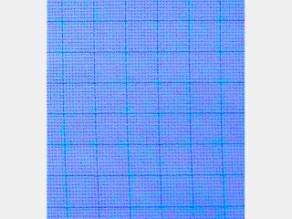 Канва Aida 14 Gamma голубая в клетку (с разметкой) 150x100 см