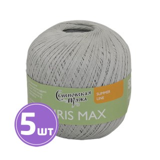 Пряжа Семеновская IRIS max (ИРИС макс) (144002), перламутр 5 шт. по 100 г Пряжа Семеновская IRIS max (ИРИС макс) (144002), перламутр 5 шт. по 100 г